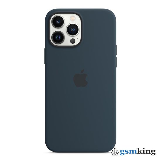 Apple Silicone Case with MagSafe iPhone 13 Pro Max Abyss Blue «Синий омут» MM2T3ZE/A