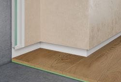 Теневой плинтус скрытого монтажа Pro Design 7209 белый, 2700x17,5x52 мм