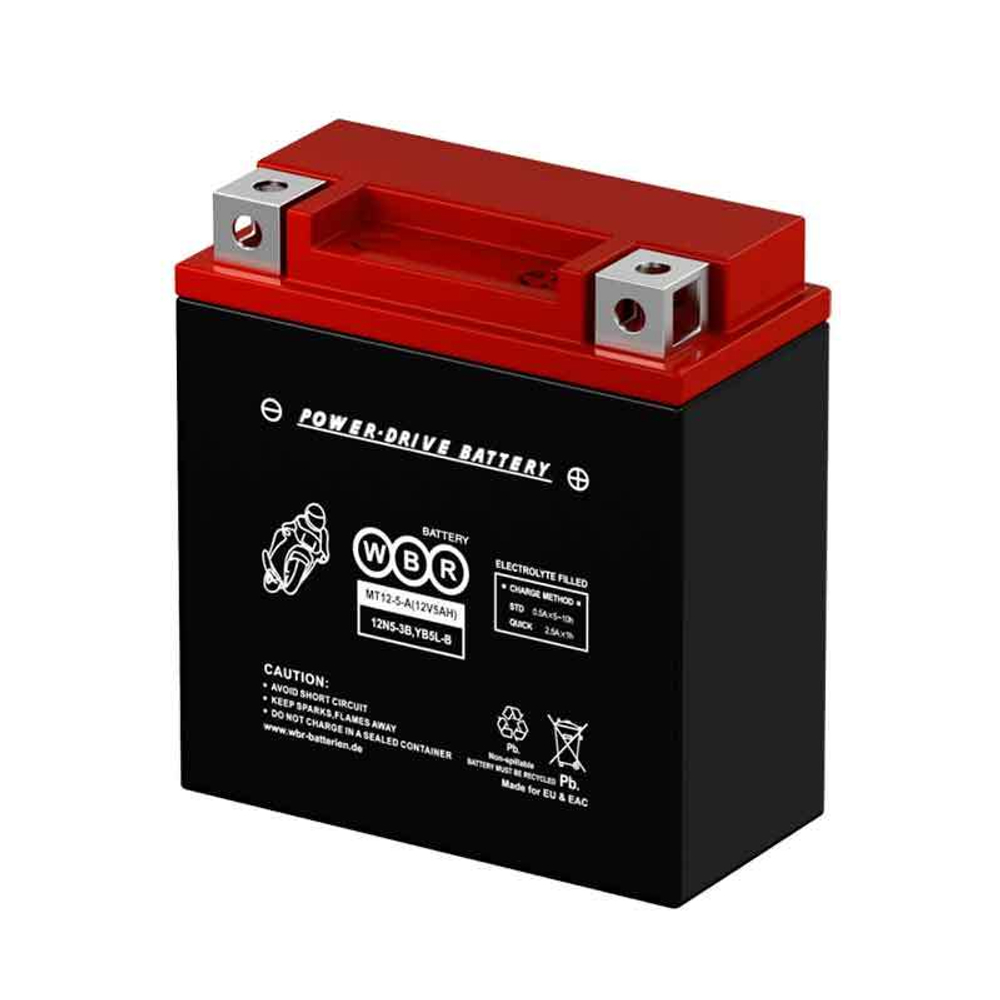 Аккумулятор SMT12-5-A WBR 12N5-3B,YB5L-B 119х59х130 5 а/ч