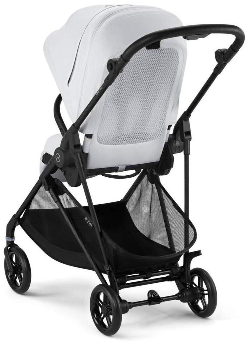 Коляска Cybex Melio Carbon 2 в 1 Fog Grey/Magic Black с дождевиками