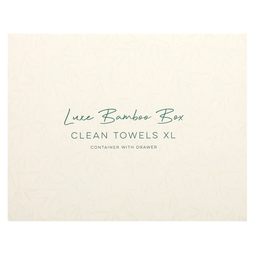 Clean Skin Club, Luxe Bamboo Box, чистые полотенца, размер XL, 50 шт.