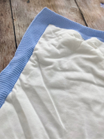 Вязаный комплект на выписку 6 предметов  "Twin" (Од. ут., бант, пин., комбинезон, шапка, нат. компл) (Цвет: Фиолетовый)