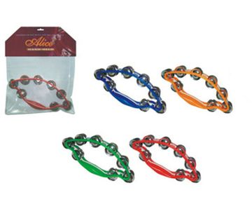 ATB006 Тамбурин "Крыло бабочки", 16 пар бубенцов, Alice