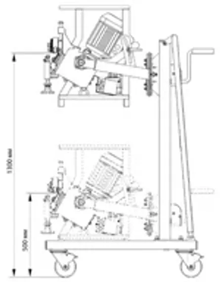 Патрон резьбонарезной КМ3 с набором головок предохранительных М12-М24 из 7 шт., тип GT24, ISO 529/22