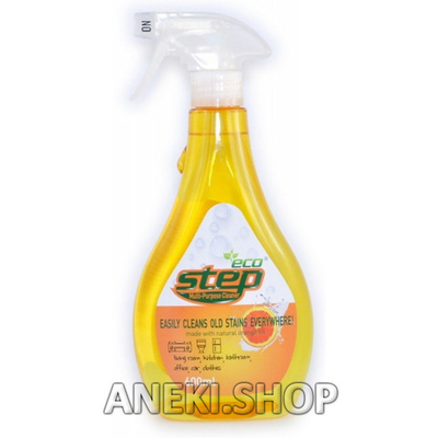 Средство чистящее жидкое для ванной с апельсиновым маслом 600 мл Bathroom Cleaner Orange Step KMPC Co.
