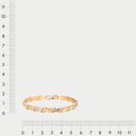 Браслет из желтого золота 585 пробы для женщин без вставок (арт. А 023014Л)