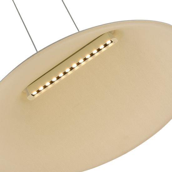 SL3001.713.01 Светильник подвесной ST-Luce Бежевый,Белый/Бежевый,Белый LED 1*12W SENTITO