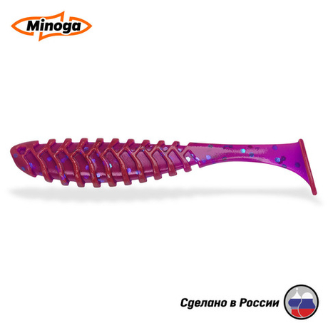 Силиконовая приманка "Minoga" COOPER 4,0"(4шт) 100мм, 6,1гр, цвет 015