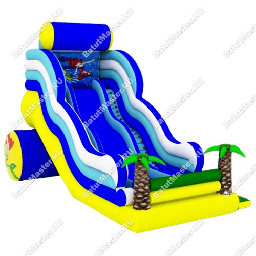 Надувной батут "Водопад Игуасу" 16*9*12 м