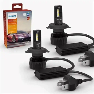 Автолампа LED Н 4 к-т Philips Ultinjn Rally 3550 50/50W 6500К 12/24V (11342U3550X2) ORIGINAL