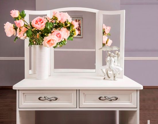 Стол туалетный МИШЕЛЬ с зеркалом НЕТ ЗЕРКАЛА ТРЕЛЬЯЖНОГО