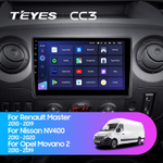 Teyes CC3 10,2"для Renault Master, Nissan NV 400  2010-2020