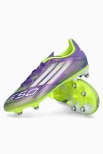 Бутсы adidas F50 League SG Junior - фиолетовый