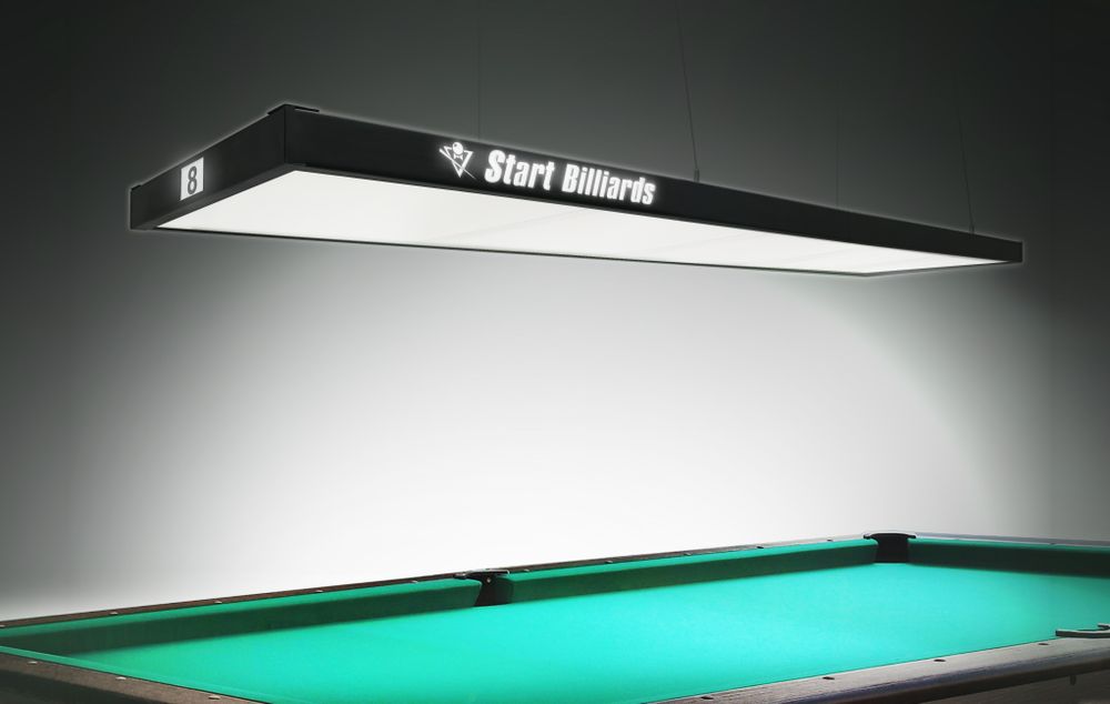 Лампа STARTBILLIARDS Club select 4 секции (Бриллиант,Рассеиватель (комплект),Логотип заказчика)