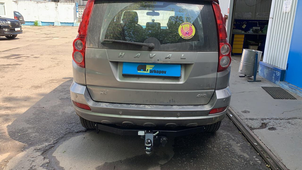 Фаркоп под квадрат для Great Wall Hover H5 , GW Safe , Haval H5, 2010-, Бизон.FA 0595-E