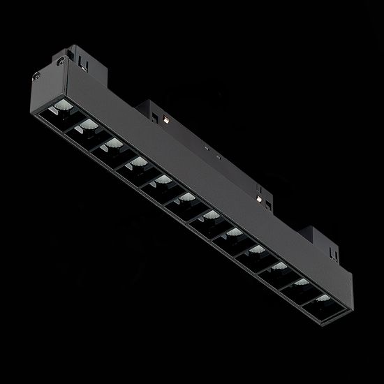 ST361.436.12 Магнитный трековый светильник Черный LED 1*12W 3000K 1 009Lm Ra>90 36° IP20 L222xW22xH4 SKYLINE 48