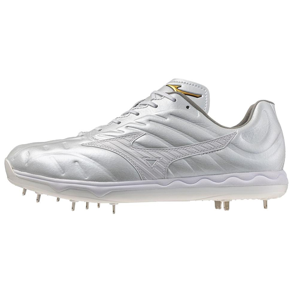 Mizuno SpeedRevo Lightweight Function Classification Lightweight Functionality Baseball Shoes Men"s Silver