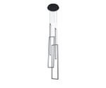 Люстра каскадная Алони черный d40 h500 (W100*20) Led 128W (4000K)
