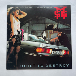 Винтажная виниловая пластинка LP The Michael Schenker Group Built To Destroy (Япония 1983) (Без Оби)