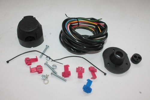 Разъем прицепа пластмассовый 7 конт. (розетка) с электрожгутом 1,9 м (Трейлер)