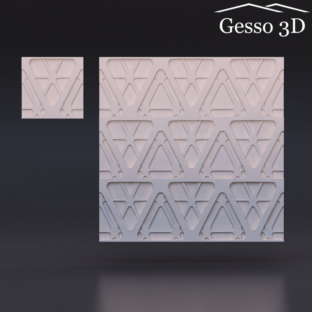 Гипсовая 3D панель Мономир