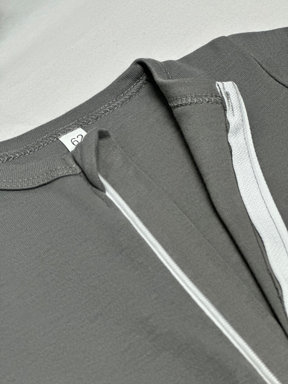 Полукомбинезон-песочник на молнии Серый RinaAmari