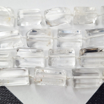 Горный хрусталь, природный прозрачный кварц, бочонок, огранка, 16×8мм, штучно