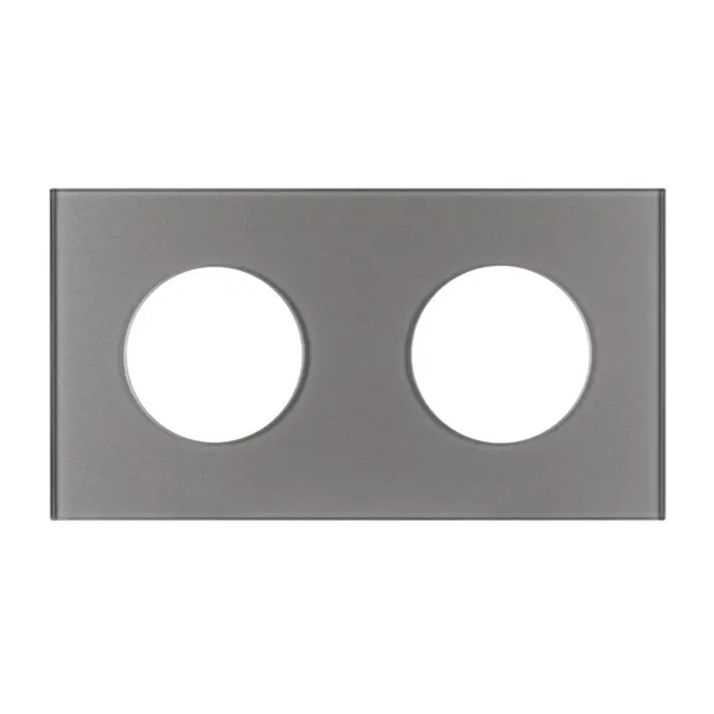 Рамка стеклянная FRM-GLARE-GC-2-GR (Arlight, -) 043837