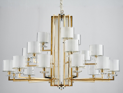 Подвесная люстра Newport ALEXANDRA 4412+6+3/C gold, М0062635