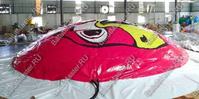 Надувная подушка для установки в грунт «Красная Птица», 7×7×2 м