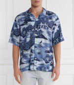 Рубашка HAWAIIAN CAMP Tommy Jeans - темно-синий(DM0DM18950)