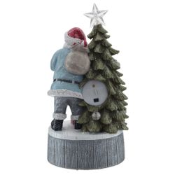 GAEM Фигурка декоративная с музыкой "Новый год" (3xLR44, прилаг.), L12 W11 H22,5 см, 2в.