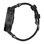 Спортивные часы Garmin tactix Delta Solar Edition Ballistics, чёрный нейлоновый ремешок, чёрный силиконовый ремешок Безель из стали с DLC-покрытием, дисплей Solar со стеклом Power Sapphire. Нейлоновый ремешок и силиконовый ремешок с классическими застёжка