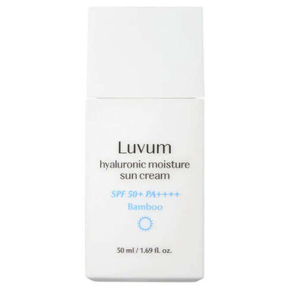 LUVUM Hyaluronic Moisture Sun Cream Bamboo SPF50+ PA++++ увлажняющий солнцезащитный крем (50 мл.)