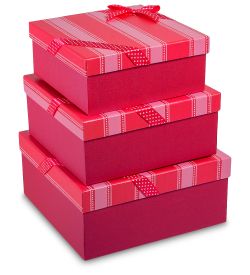 Packing Symphony ZK-02 Набор коробок из 3шт «Яркая тесьма»