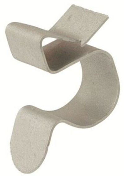 Клипса для крепления трубы к балке 7,5-12 мм диаметр 10-11 мм