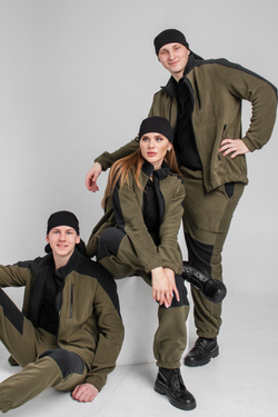 Флисовый костюм мужской комби