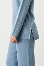 22757 Джемпер женский (голубой)