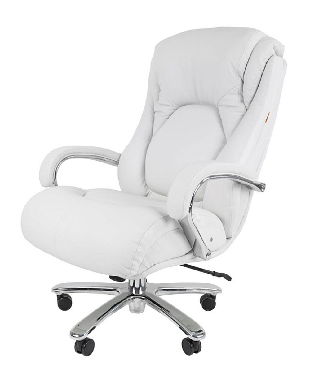 Офисное кресло CHAIRMAN 402, натуральная кожа/экокожа