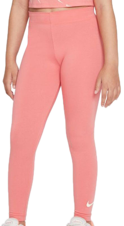 Штаны для девочки теннисные Nike Sportswear Favorites Swoosh Legging G - pink salt/cashmere