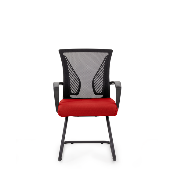 Кресло СН-800 Энжел черный Н/п Нео BL TW-01/Е02-к (черный/красный)