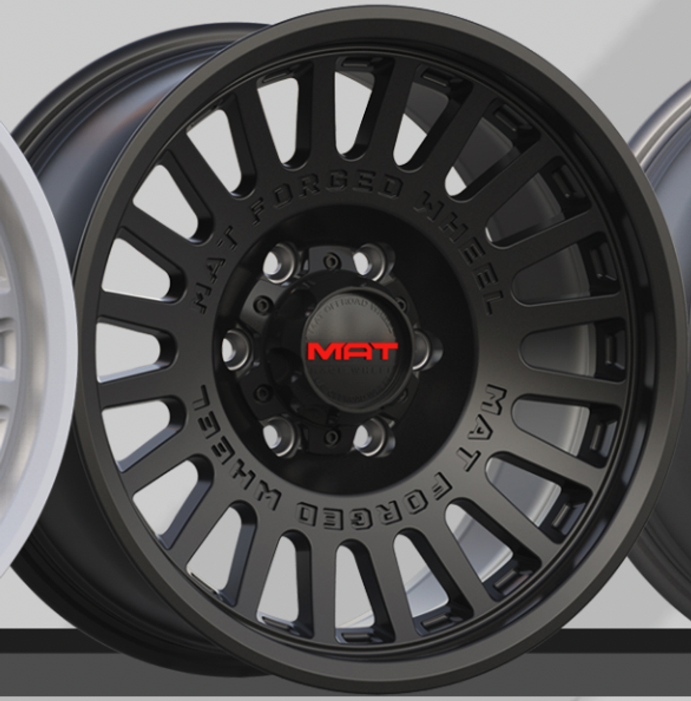Диск колесный, кованый VB190s R17 8,0 ET0 MAT OFFROAD Matte Black