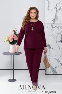 Костюм 604-бордо Minova