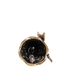 AM-2230 Фигурка «Колокольчик-Ангел» (латунь, янтарь)