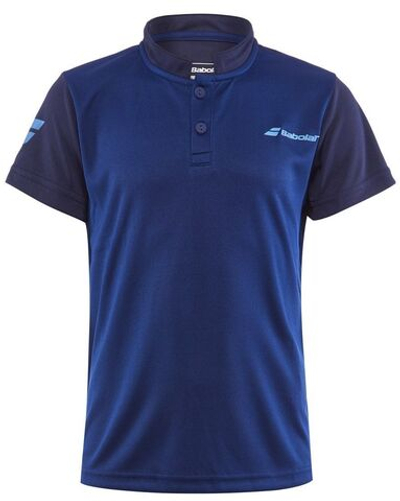 Футболка для мальчика теннисная Babolat Play Polo Boy - estate blue