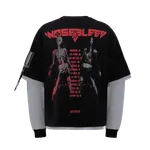 Лонгслив Heartz Double-Barreled Tour Layered Kimono черный