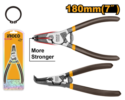 Съемник  стопорных колец изогнутый NGCO HCCP261802 INDUSTRIAL 180 мм