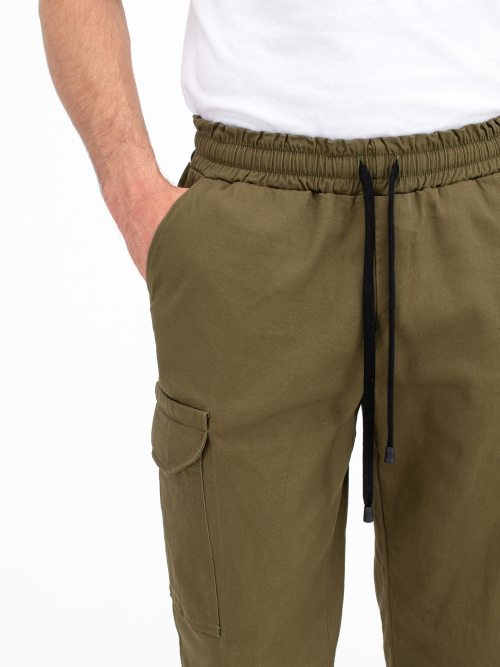 Карго джоггеры прямые. Хаки