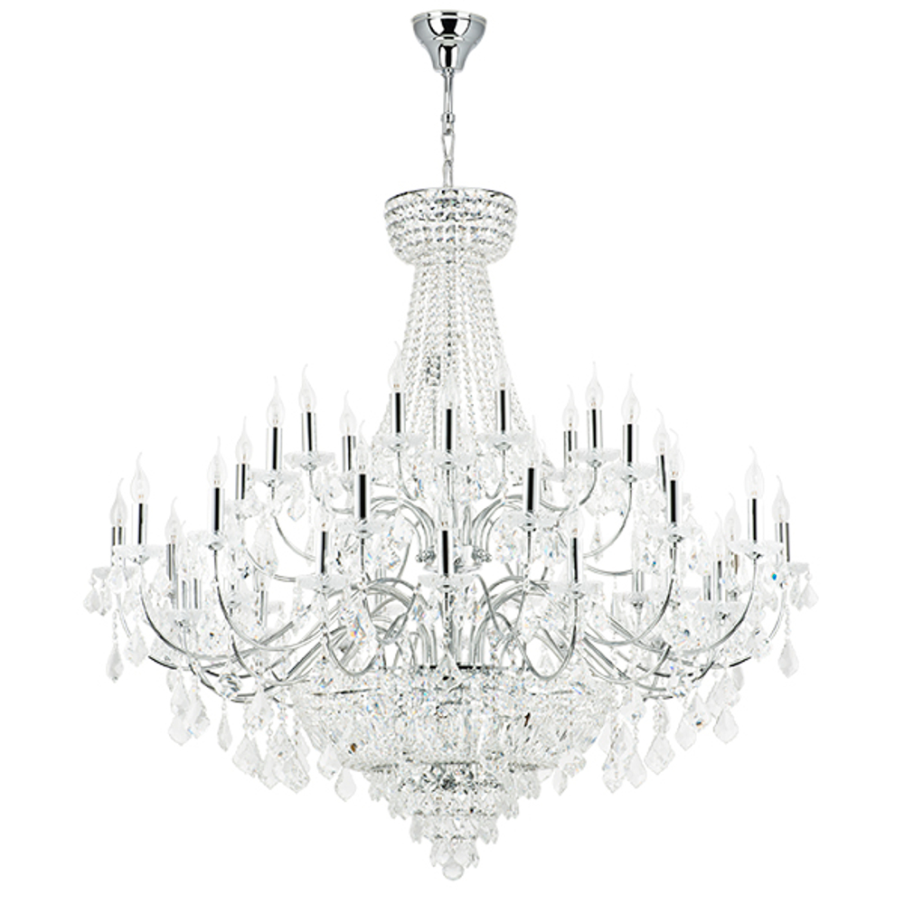 700514 !3 КОР!!! Люстра подвесная CLASSIC 51х60W E14 ХРОМ