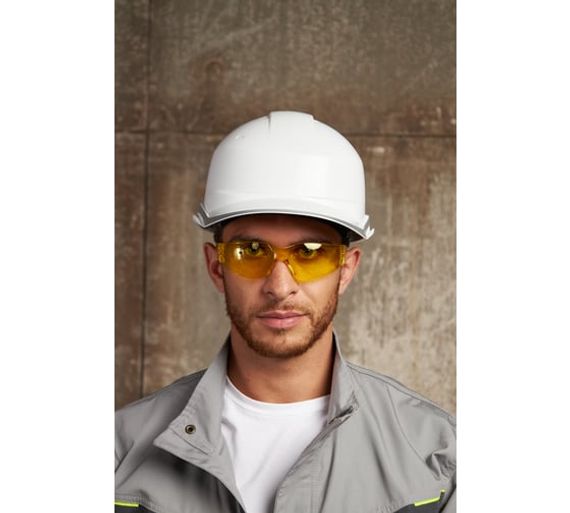 Открытые защитные очки Delta Plus BRAVA с желтой линзой BRAV2JA